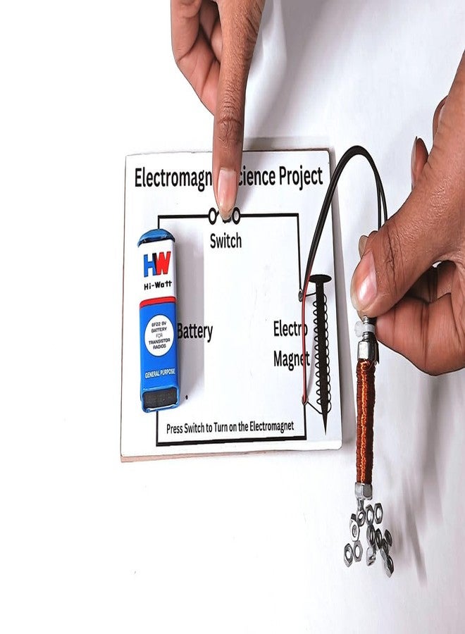ESPtronics مجموعة تجارب الفيزياء من إي إس بترونيكس، نموذج عملي جاهز لمشروع العلوم الإلكترونية الكهرومغناطيسية لطلاب الصف السابع - Image 3